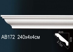 Карниз потолочный гибкий AB172