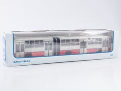 Ikarus 280.64 planetary doors white-red Soviet Bus (SOVA) 1:43