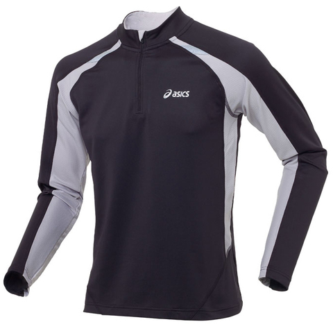 Беговая футболка ASICS CENTAURI WINTER TOP с длинным рукавом черная