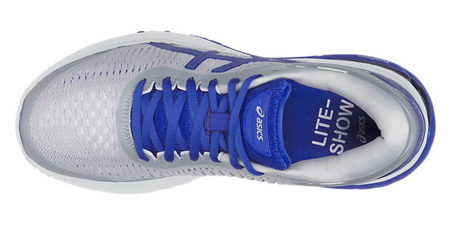 Asics Gel Nimbus 21 Lite Show кроссовки беговые женские white-blue - 4
