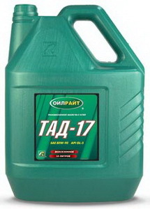 Трансмиссионное масло OIL RIGHT ТАД 17 ТМ-5-18 минеральное 10л