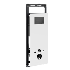 WasserKRAFT Salm 27TLT.010.ME.WH.MB03 Инсталляция для унитаза с клавишей фото