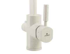 Смеситель KAISER Decor 40144-11 бежевый мрамор для кухни под фильтр (Beige 328) 4