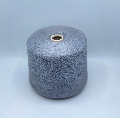 Бобинная пряжа (пр.Италия),art-Linea 1500м/100гр, 30% Хлопок, 30% Меринос, 40%Акрил, цвет-Стальной, арт-32609