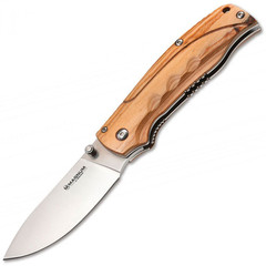 Фото Складной нож Boker Magnum Hunter, сталь 440B, рукоять дерево пакка