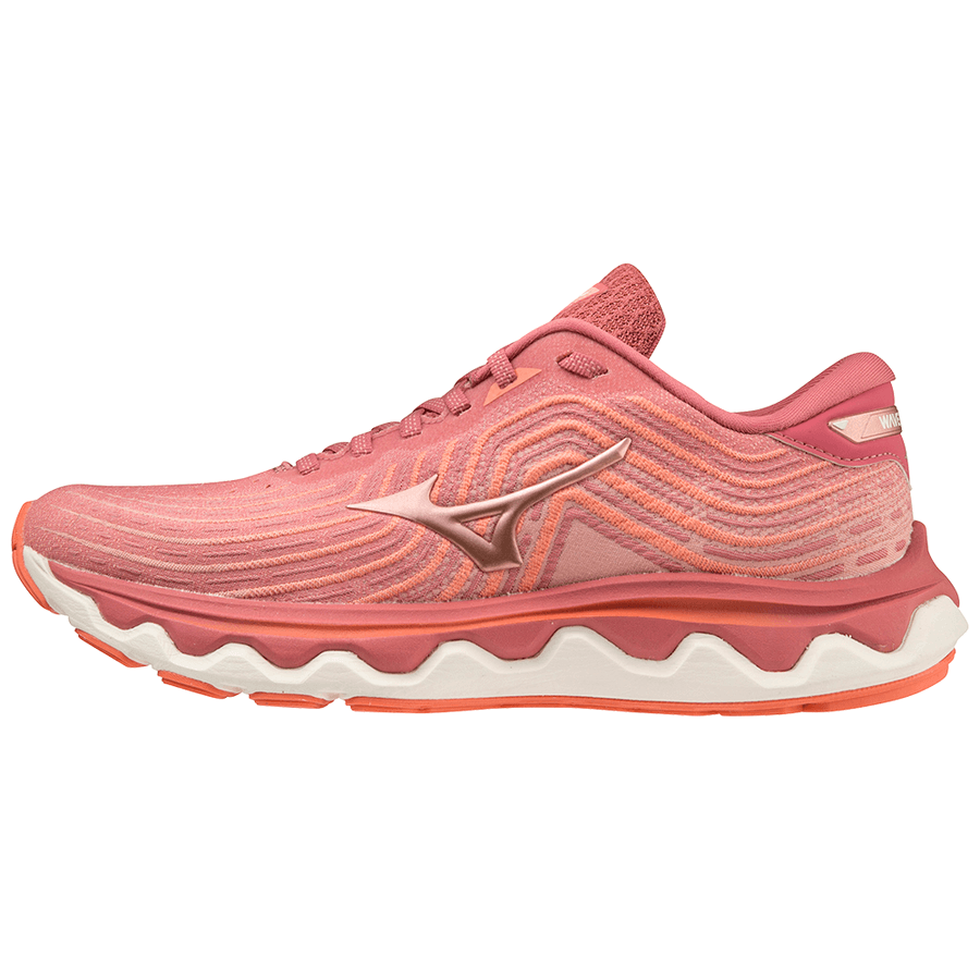 Женские беговые кроссовки Mizuno Wave Horizon 6 розовые