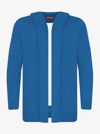 Кардиган с капюшоном из хлопка