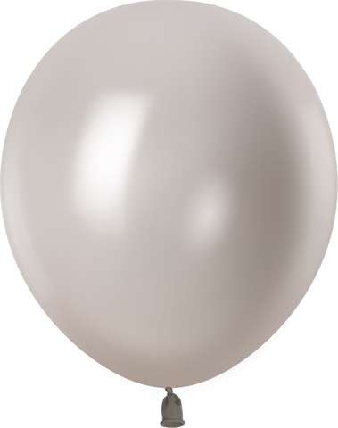 Шар К512 5''/13 см, Металлик, Серебро (M36), 100 шт.