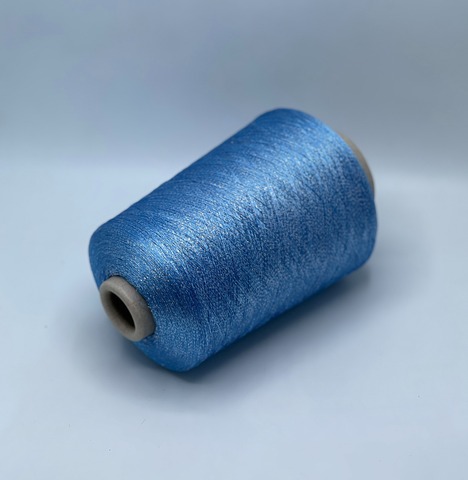 Linea Piu, Toile, 2600м / 100 гр. 86% Вискоза 14% Полиэстер(Люрекс), Голубой(905), 37403