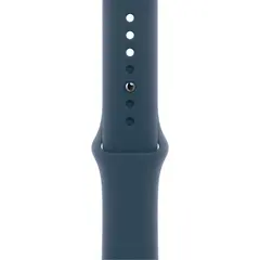 Умные часы Apple Watch Series 9 GPS, 41mm, Aluminium Case with Sport Band S/M, Silver/Storm Blue (Серебристый/Штормовой синий)