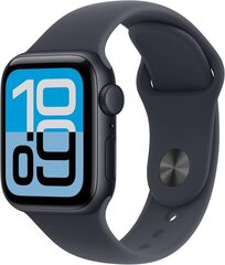 Умные часы Apple Watch SE 3 40 мм из алюминия цвета «тёмная ночь», спортивный ремешок «тёмная ночь» (S/M)