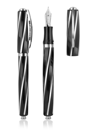 Ручка перьевая Visconti Divina Elegance Oversize, Black ST (Vs-263-02F)
