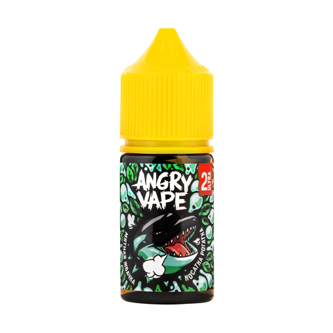 Жидкость Angry Vape Salt 2% ULTRA 30 ml - Касатка Рогатка (мятная жвачка)