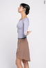 Wrap chiffon skirt with ties | wet_sand