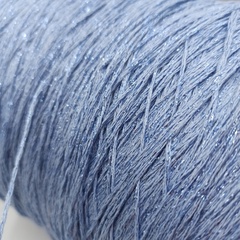 Арт Cotton Lurex - 18 Голубой + голубой