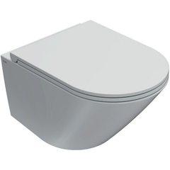 Globo Forty3 FOS07.BI Унитаз подвесной безободковый 52x36 см, с системой скрытого крепежа, цвет: белый фото