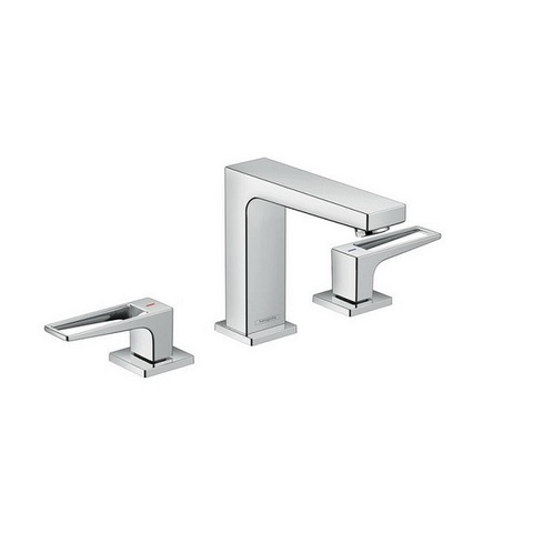 Hansgrohe Metropol 74514000 Смеситель для раковины двухвентильный на 3 отверстия с донным клапаном