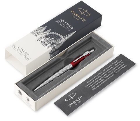 Ручка шариковая Parker Jotter K175 SE London Architecture Classical Red (2025827)
