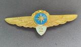 K15371 СССР Знак классности Гражданская авиация ГА ГВФ Нагрудный знак Штурман 2 класс K15371 СССР Знак классности Гражданская авиация ГА ГВФ Нагрудный знак Штурман 2 класс