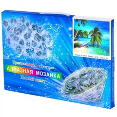 
          Алмазная мозаика Alingar, на подрамнике, с полным заполнением, (глянц.) дизайн рамка, 30х40 см, 20 цветов, "Тропики"