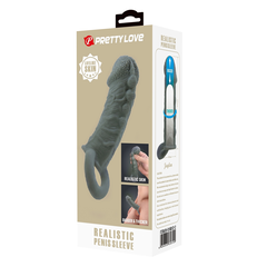 Pretty Love Realistic Penis Sleave Насадка BI-016012-2