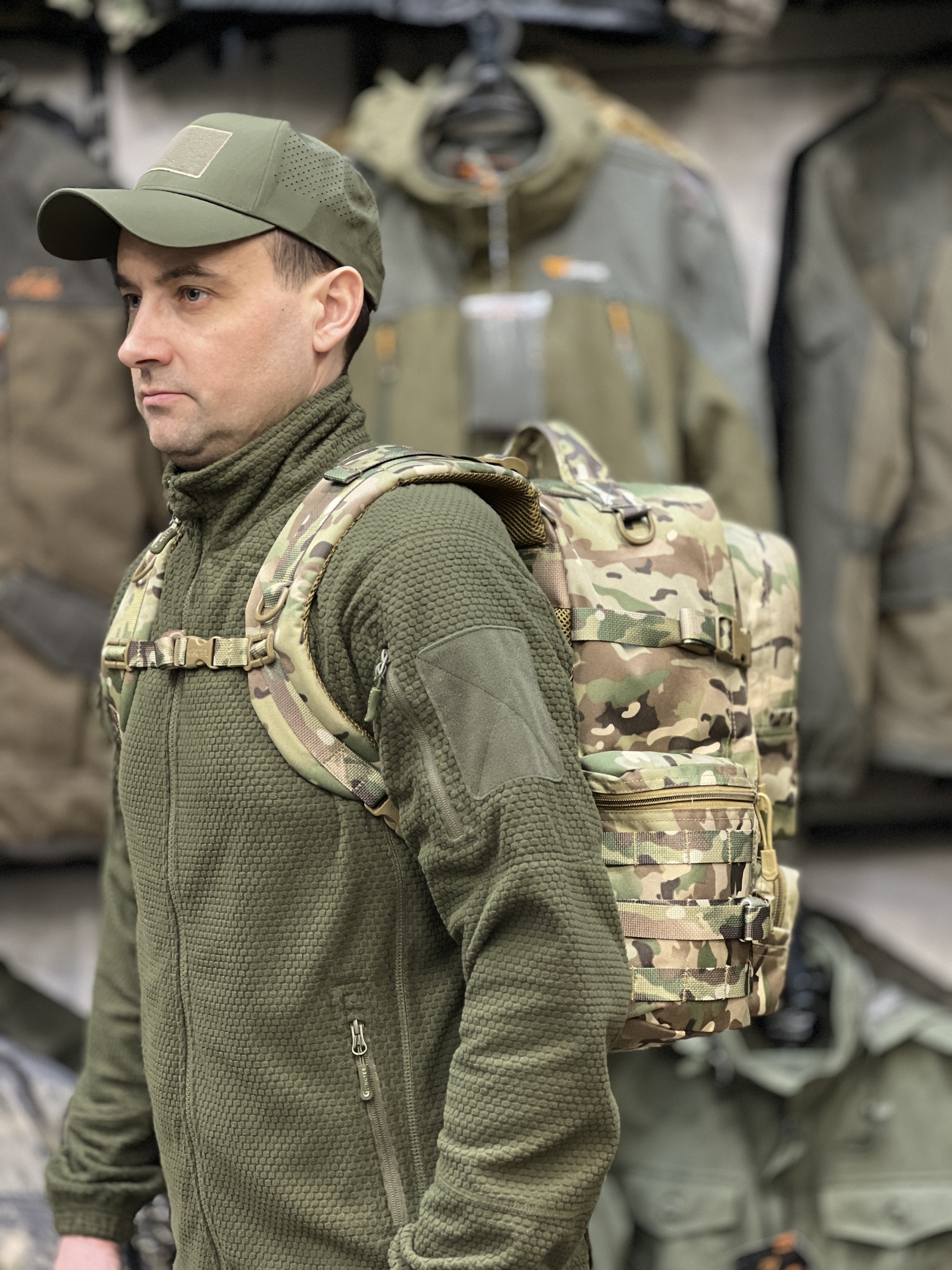 Рюкзак штурмовой Gongtex 35 л Мультикам Cordura