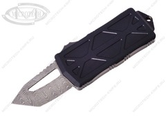Нож Microtech Exocet 001 Tanto Damascus 158-16S Ringed HW 