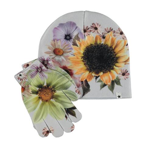 Комплект Molo (шапка, перчатки) Kaya Retro Floral