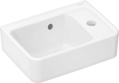 Hansgrohe Xuniva Q 60129450 Раковина гостевая 360x250 с отверстием под смеситель и переливом, белый фото