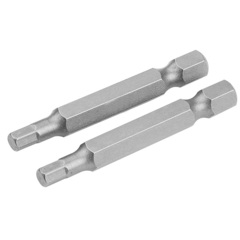 TOLSEN (TT20334) Набор вставок (бит) торцевых 1/4", Hex, 4 мм, 50 мм, 2 предмета