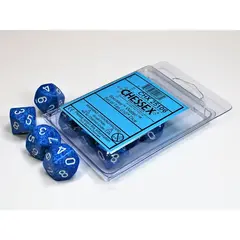 Chessex 10-D10 set Speckled Water