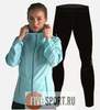 Nordski Run Premium беговой костюм женский Light Breeze-Black - 1