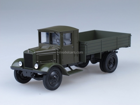 YaG-6 Yaroslavl truck plant YaAZ olive dark 1:43 Nash Avtoprom