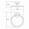 WasserKRAFT Isen K-4060 Полотенцедержатель, цвет: хром