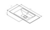 Am.Pm M50AWPX1001WG Inspire V2.0. раковина мебельная . искусственный мрамор. со сливом-переливом. 100 см