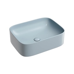 Ceramica Nova Element CN6052MHL Умывальник чаша накладная прямоугольная, 50.5x38, цвет: серо-голубой матовый фото