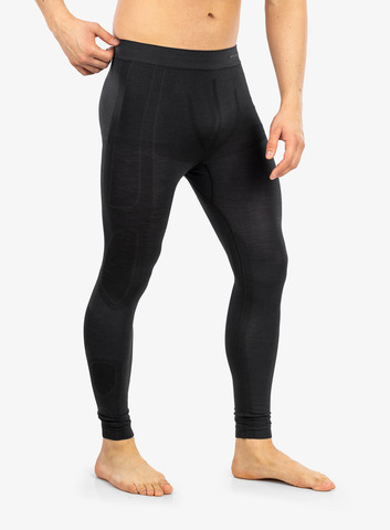 Термобелье мужское Brubeck Comfort Wool кальсоны черные