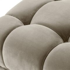 Пуф SIENNA, Savona greige velvet