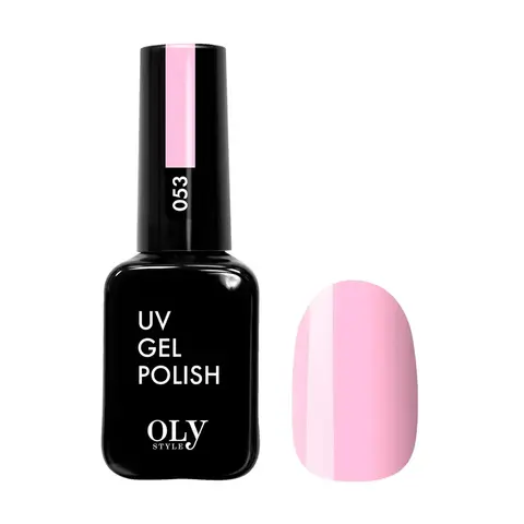 OLYSTYLE Гель-лак для ногтей тон 053 пастельно-розовый