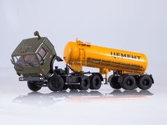 KAMAZ-54112 with semitrailer-cement TC-11 1:43 PAO KAMAZ