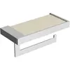Boheme 10721-CR Держатель для туалетной бумаги c крышкой Qubic Chrome
