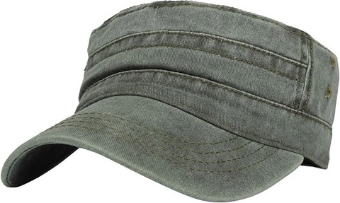 Картинка кепка Skully Wear S-98 army green - 7