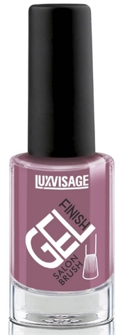 Gel finish Лак для ногтей тон 23 лилово-сливовый 9г Lux Visage — фото 3