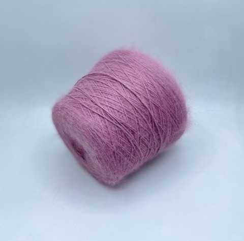 Biagioli Modesto (пр.Италия), art-Angora Spiky 3/16 533м/100гр.70%Ангора 20%Меринос 10%Нейлон, цвет-Брусничное мороженое арт.30431