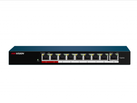 Неуправляемый PoE-коммутатор Hikvision DS-3E0109P-E/M