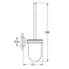 GROHE Essentials 40374DC1 Туалетный ершик