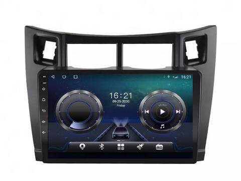 Магнитола Toyota Vitz (2005-2010) Android 11 8/128GB QLED DSP 4G модель TO-345TS18