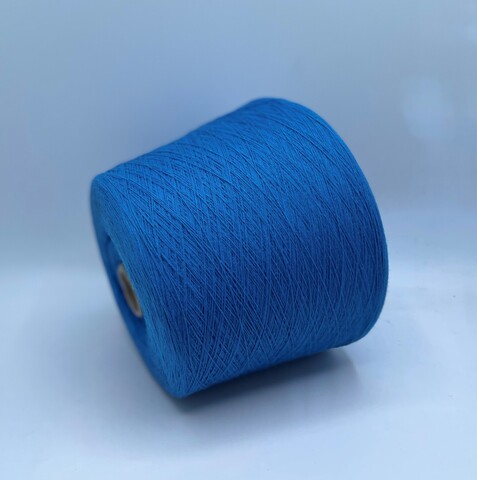 Millefili (пр.Италия),art-Checotone 2/26 1300м / 100 гр. 50% Кашемир, 50% Хлопок , цвет-Лазурный ,арт-22060
