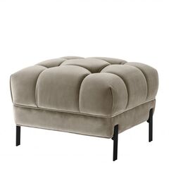 Пуф SIENNA, Savona greige velvet