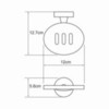 WasserKRAFT Isen K-4069 Мыльница, цвет: хром